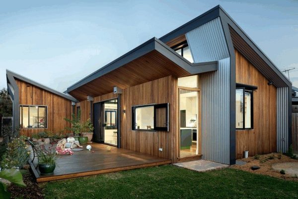 a modern passive solar home
